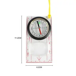 Компас картографічний з лінійкою та шнурком Solve (KT6008910)