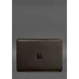 Шкіряний чохол BlankNote для MacBook 15-16 Темно-коричневий - мініатюра 4