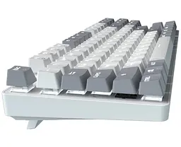 Механічна ігрова клавіатура GamePro MK-110-W USB Hot-Swap Outemu Red Switch White-Gray - мініатюра 4