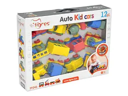 Набір транспорту TIGRES 4x9x3см "Kid cars" 12шт арт.39243 кольоровий