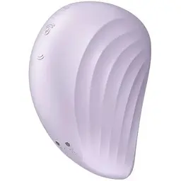 Вакуумний кліторальний стимулятор із вібрацією Satisfyer Pearl Diver Violet - мініатюра 4
