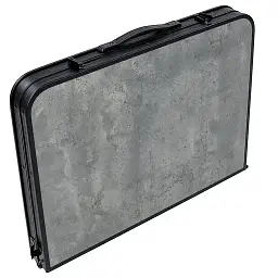 Стіл Bo-Camp Northgate 90x60 см сірий/чорний (DAS303262) - мініатюра 9