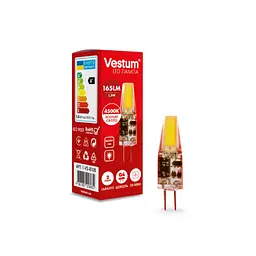 Лампочка Vestum LED COB G4 1.5W 4500K 12V (1-VS-8108) - мініатюра 2