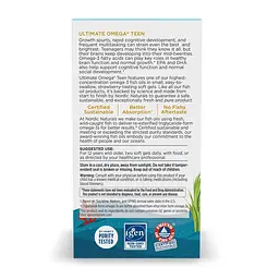 Омега-3 риб'ячий жир Nordic Naturals Ultimate Omega 2X Teen для серця, мозку та зору 60 mini softgels - мініатюра 4