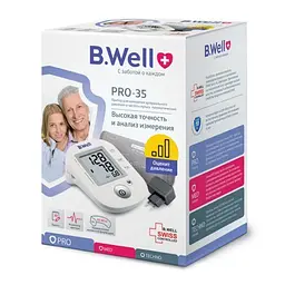 Тонометр автоматичний з адаптером B.Well PRO-35 - мініатюра 6