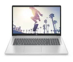 Ноутбук HP 17-cn3002ua 17.3' FHD IPS AG, Intel i7-1355U, 16GB, F1024GB, UMA, DOS, сріблястий (826W1EA)