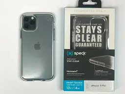 Чохол прозорий протиударний з антимікробним покриттям Speck Presidio Stay Clear б/в для iPhone 11 Pro (5.8") Crystal - мініатюра 6