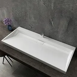 Умивальник Rea Goya 46x100 білий (REA-U8903) - мініатюра 2