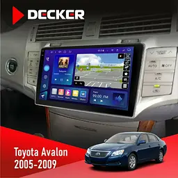 Штатна магнітола Toyota Avalon 2005-2009 Decker D9-009 4x64, DSP, 4G, 2k Decker (НФ-00008465)