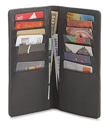 Чоловічий шкіряний гаманець Shvigel 8.5х17.5 см acs0015739 - мініатюра 3