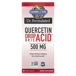 Кверцетин Dr. Formulated Quercetin Drop Uric Acid 500 mg 60 таблеток Garden of Life vit0005763