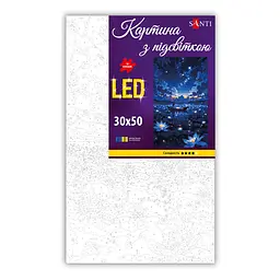 Картина за номерами Santi Прогулянка човном, 30x50см, LED підсвітка (956545) - мініатюра 2