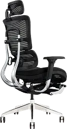 Офісне крісло GT Racer чорне (X-802L Black (W-21 B-41)) - мініатюра 3