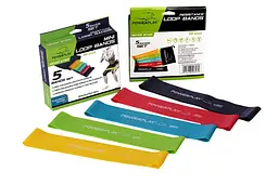 Набір стрічок-еспандерів Power Play 4113, Multicolored 5 штук
