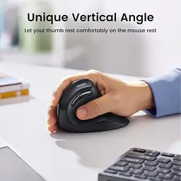 Мишка Ugreen MU008 Vertical Wireless Black (25444) - мініатюра 10