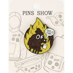 Значок Вогник 0928102521-3 Різнокольоровий shop (2000999539985)
