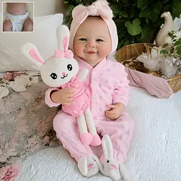 Лялька Реборн 43 см вініловая, реалістичний пупс Doll Reborn К0100807 - мініатюра 6