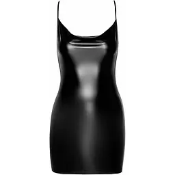 Сукня Noir Handmade F307 Mirage wetlook Mini dress With jewelry rhinestOne chain - S