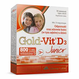 Вітаміни та мінерали Olimp Sport Nutrition Gold-Vit D3 Junior, 30 пакетиків