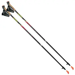 Палиці для скандинавської ходьби Gabel FX-75 Snake Carbon 115см Dual Spike (7008351011150) фіксованої довжини