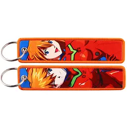 Брелок тканинний Євангеліон Аска Ленглі Evangelion Asuka Langley 10 см