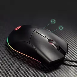 Ігрова миша XiaomiNingmei Wired GaXiaoming Mouse GM55 Black - мініатюра 2