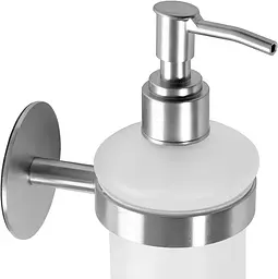 Дозатор рідкого мила Rea 322217 nickel brushed REA-77075, Никель - мініатюра 3