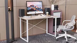 Комп'ютерний стіл Ferrum-decor Дейв 75x140x60 білий ДСП Дуб Сан-Марино 16мм (FRD-102159) - мініатюра 6