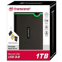 Жорсткий диск Transcend StoreJet 25M3S 1 TB (TS1TSJ25M3S) - мініатюра 5
