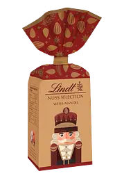 Шоколадні цукерки з мигдалем Lindt Nuss Selection Weiss Mandel 100 г - мініатюра 2