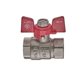 Кран кульовий Nolf classic 1/2" прямий NFC.711-06 (NF3131) - мініатюра 2