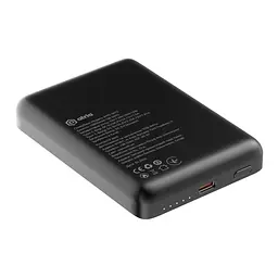 Батарея універсальна Atria 10000mAh, PD/20W, 15W Wireless MagSafe, Black (WPD-W72B) - мініатюра 6