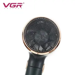 Фен для волосся чорний фен для укладання з двома швидкостями VGR V-439 1600W - мініатюра 2