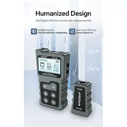 Кабельний тестер Noyafa NF-488 багатофункціональний функція PoE Ping для RJ45 DC (18887) - мініатюра 13