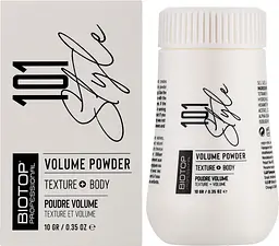 Пудра текстуруюча для додання об'єму волоссю Biotop 101 Texture & Body 10 г