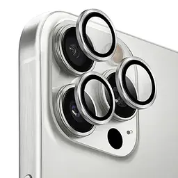 Захисне скло Metal Classic на камеру (у упак.) для Apple iPhone 17 Pro (6.3) / 17 Pro Max (6.9) Срібний / Silver - мініатюра 6