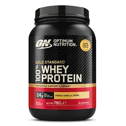 Сироватковий протеїн Optimum Nutrition Gold Standard 100% Whey EU, 768 грам - Французька ваніль