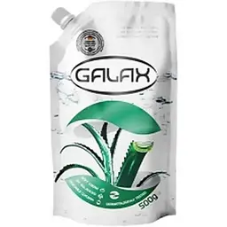 Мило рідке GALAX Антибактеріальне з алое вера, 500г Doypack