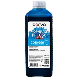 Чернила Barva Canon PFI-050 Special, 1 л, Cyan pigmented (C050-996)