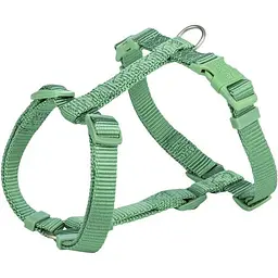 Шлея Trixie Premium H-harness для собак L-XL 75-120 см 25 мм світло-зелена