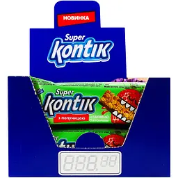 Батончик Konti Super Kontik злаковий з полуницею 29 г (941593) - мініатюра 3