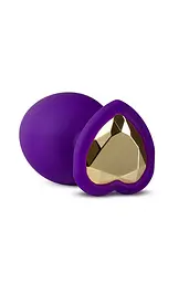 Анальна пробка Temptasia Bling Plug Large Purple - мініатюра 3