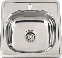 Кухонна мийка з нержавіючої сталі Valeso декор 4848 (0,6/170 мм), Decor