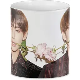 Кухоль GeekLand Bangtan Boys BTS 02.33 v and jung 330 мл білий - мініатюра 2