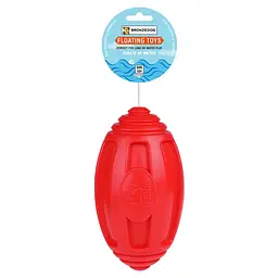 Іграшка для собак BronzeDog FLOAT плаваюча Регбі 18 х 9 см