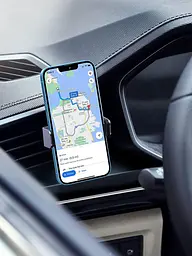 Тримач UGREEN LP120 Air Vent Phone Holder Black - мініатюра 3