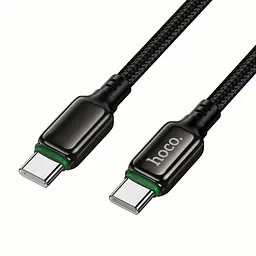 Кабель Hoco X127 Exceed 60W charging data cable Type-C to Type-C Black