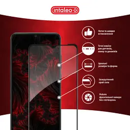 Скло захисне Intaleo Full Glue Samsung A03 Black (1283126521638) - мініатюра 3