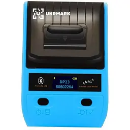 Принтер етикеток UKRMARK AT 10EW USB, Bluetooth, NFC, blue (900319)