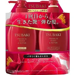 Набір для зволоження та відновлення волосся Tsubaki Premium шампунь та кондиціонер 450 мл х 2 шт.